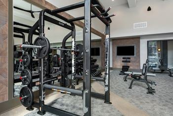 State-of-the-art fitness center with private yoga studio